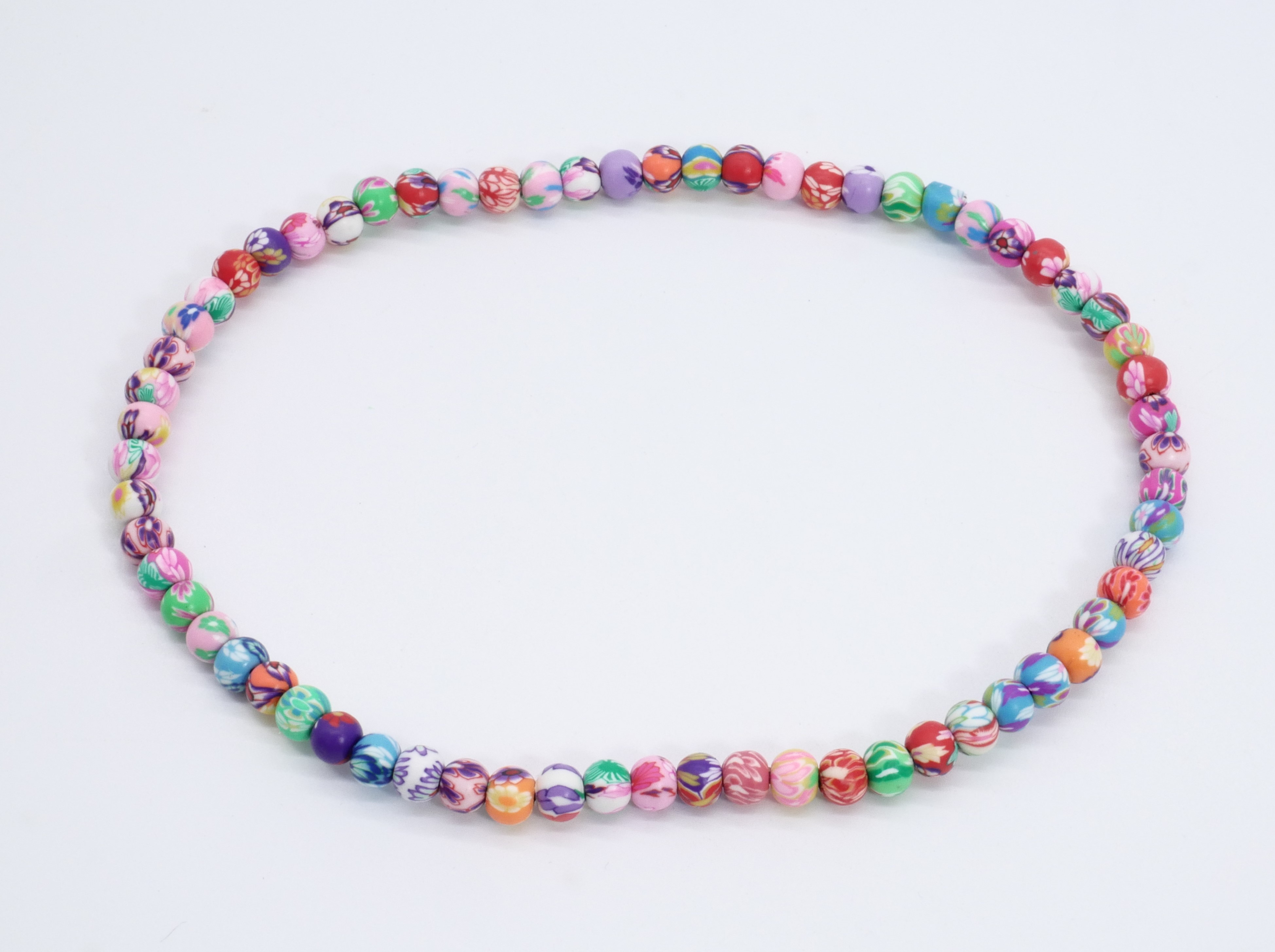 Holzkette Kette Fimo rund 6mm