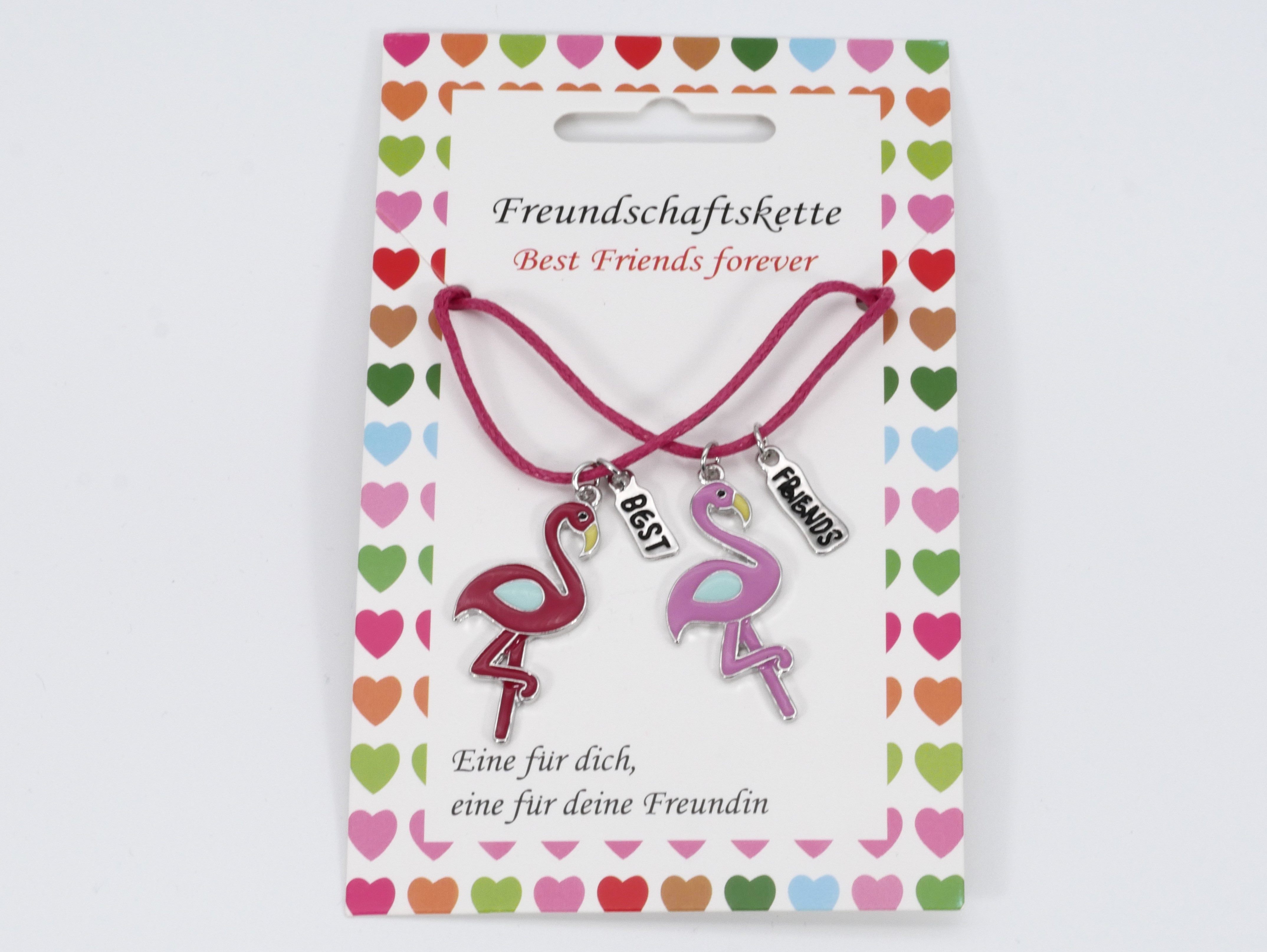 Kette BFF Flamingo 2 Stück